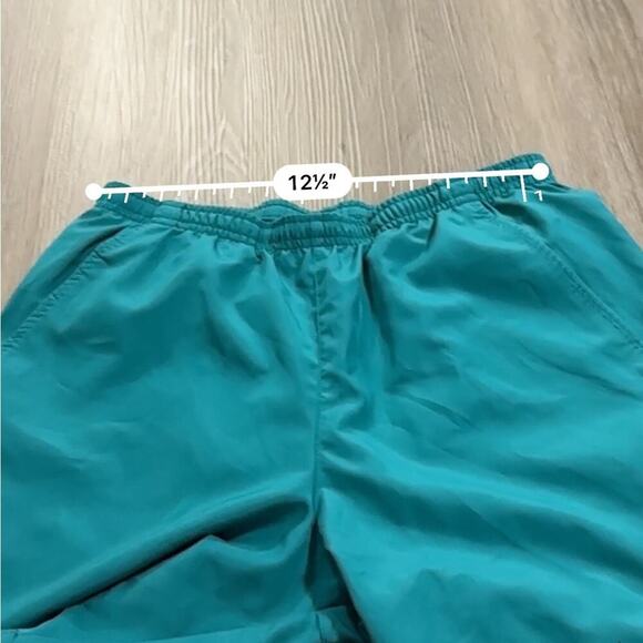 Nike Men's Teal Blue Large Swoosh Dri Fit Running‎ Activewear Shorts Size S - Picture 7 of 9